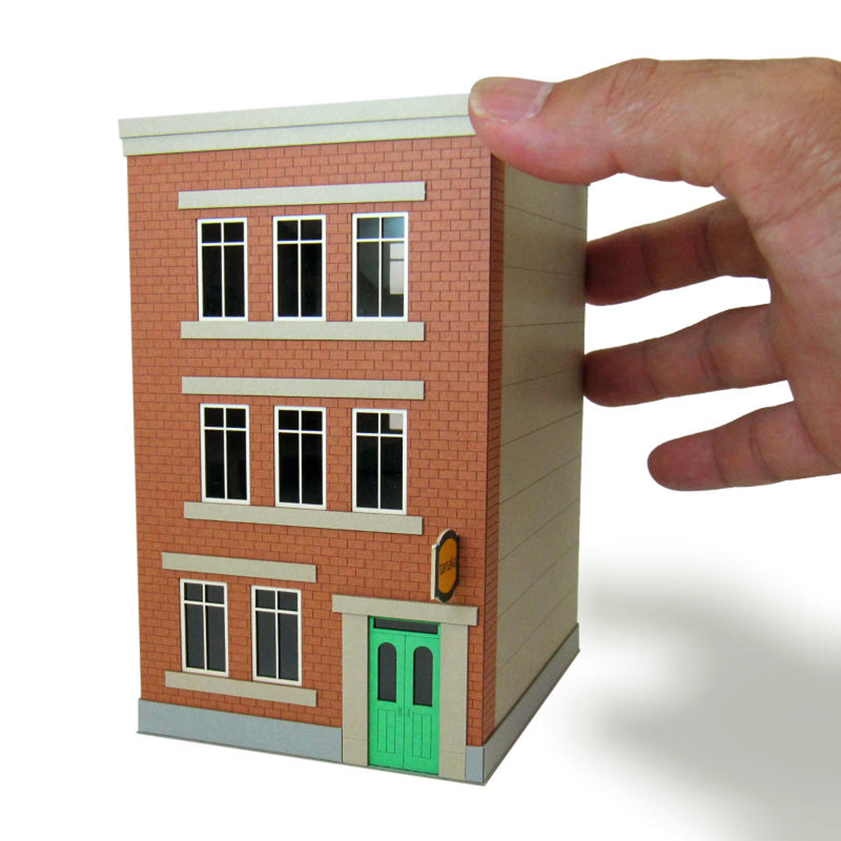 日本sankei 微縮藝術精品_【MK05-55】ビル-5