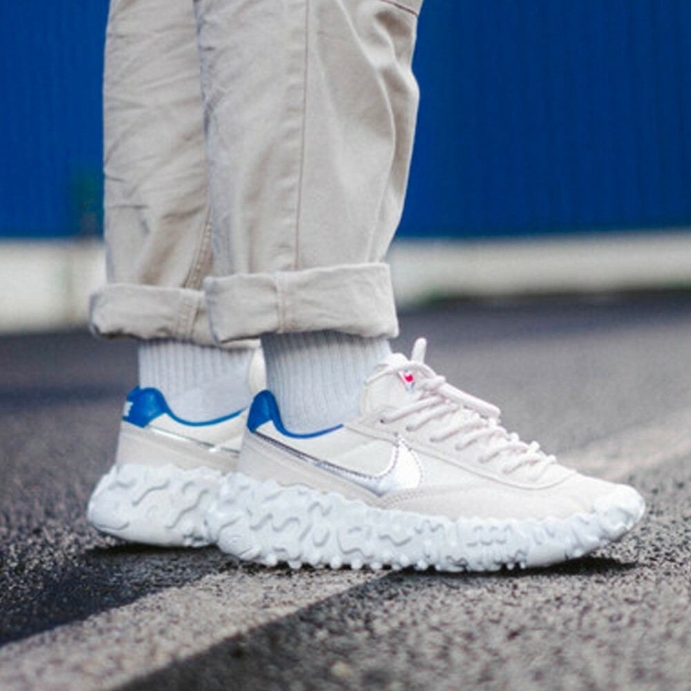 Nike Overbreak 骨白 超軟厚底  DC3041-001
