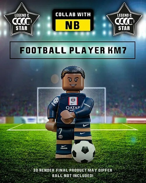 【Legendcmoc x Nuno】巴黎聖日耳門 麥巴比 Kylian Mbappe