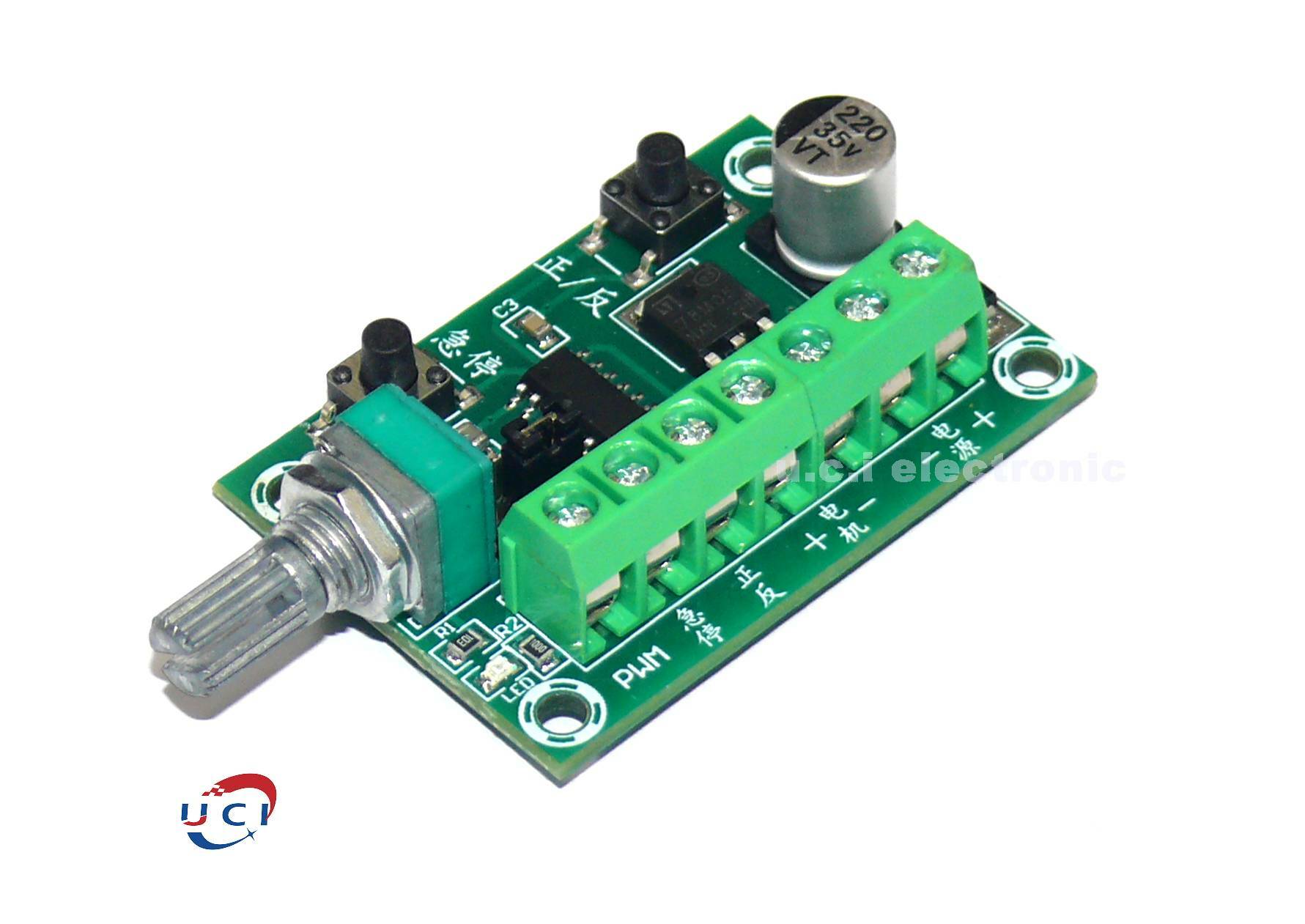 【UCI電子】 (6-5) PWM 6V-30V無刷電機控制器 控制直流電機調速器驅動模組LED調光調轉速馬達開關板