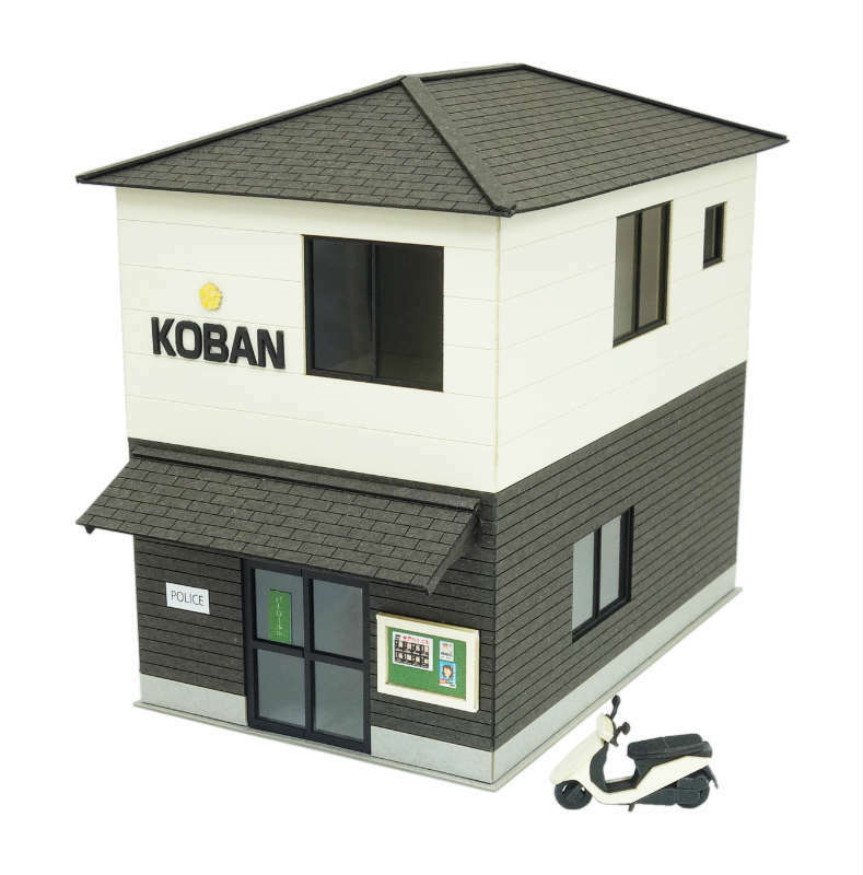 日本sankei 微縮藝術精品【MK05-61】街角の交番