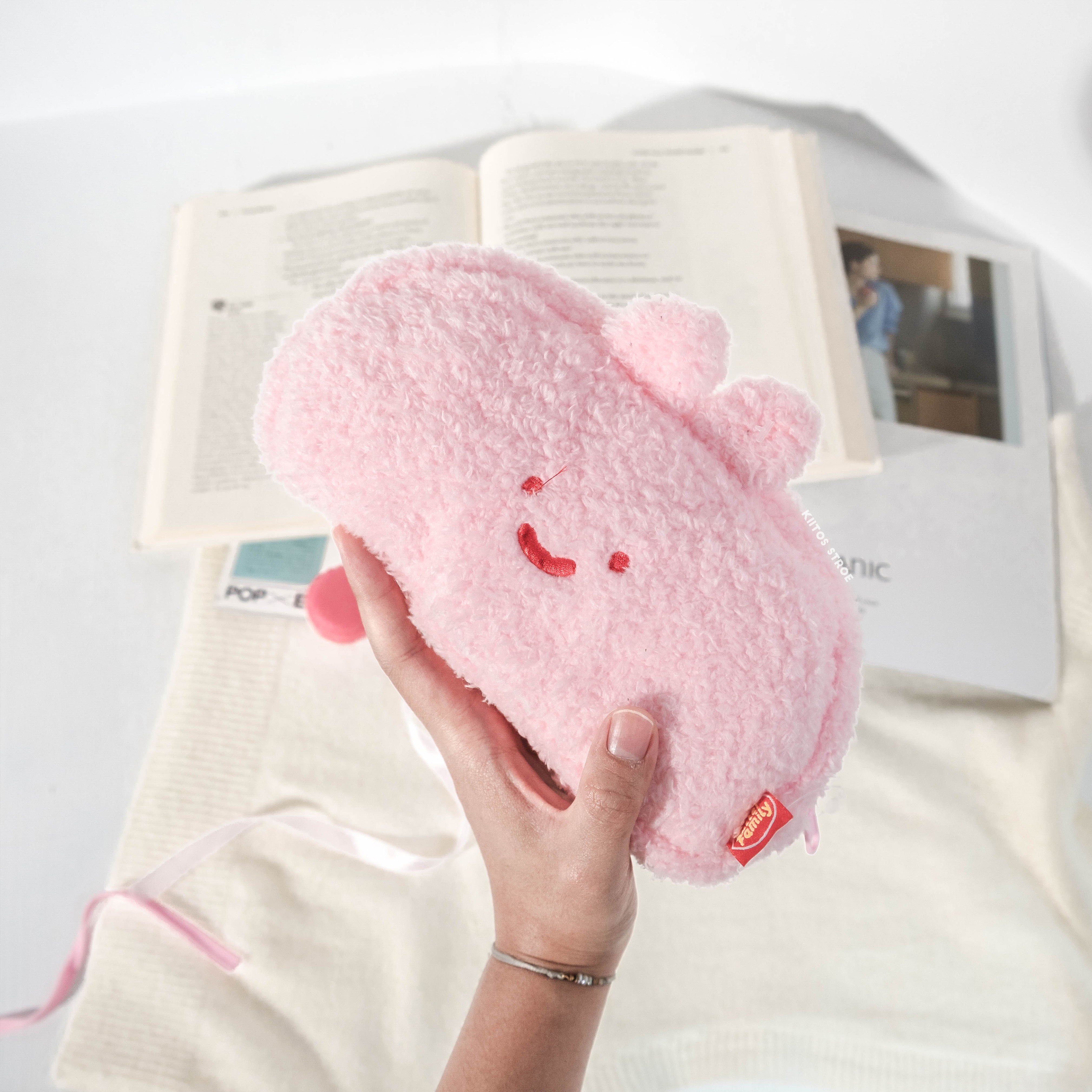 現貨 韓國代購 Butter Family 系列 棉花糖午睡毛絨筆袋