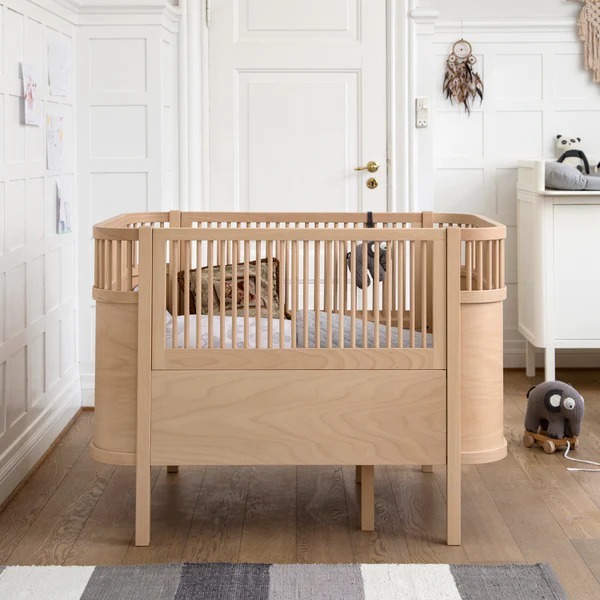 Sebra Baby & Jr Cot - Wooden Edition