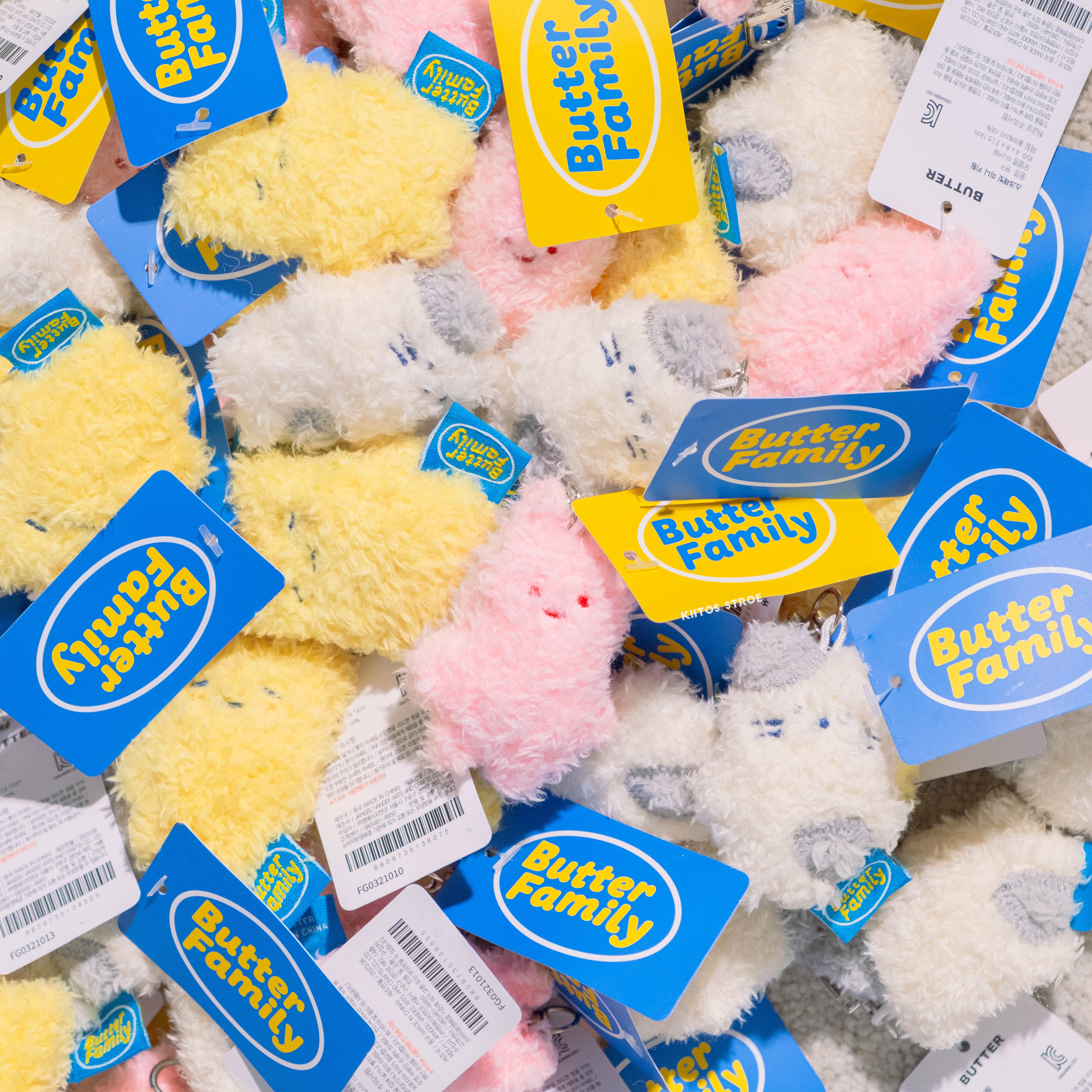 現貨 韓國代購 Butter Family 系列 迷你玩偶毛絨 吊飾 鑰匙圈