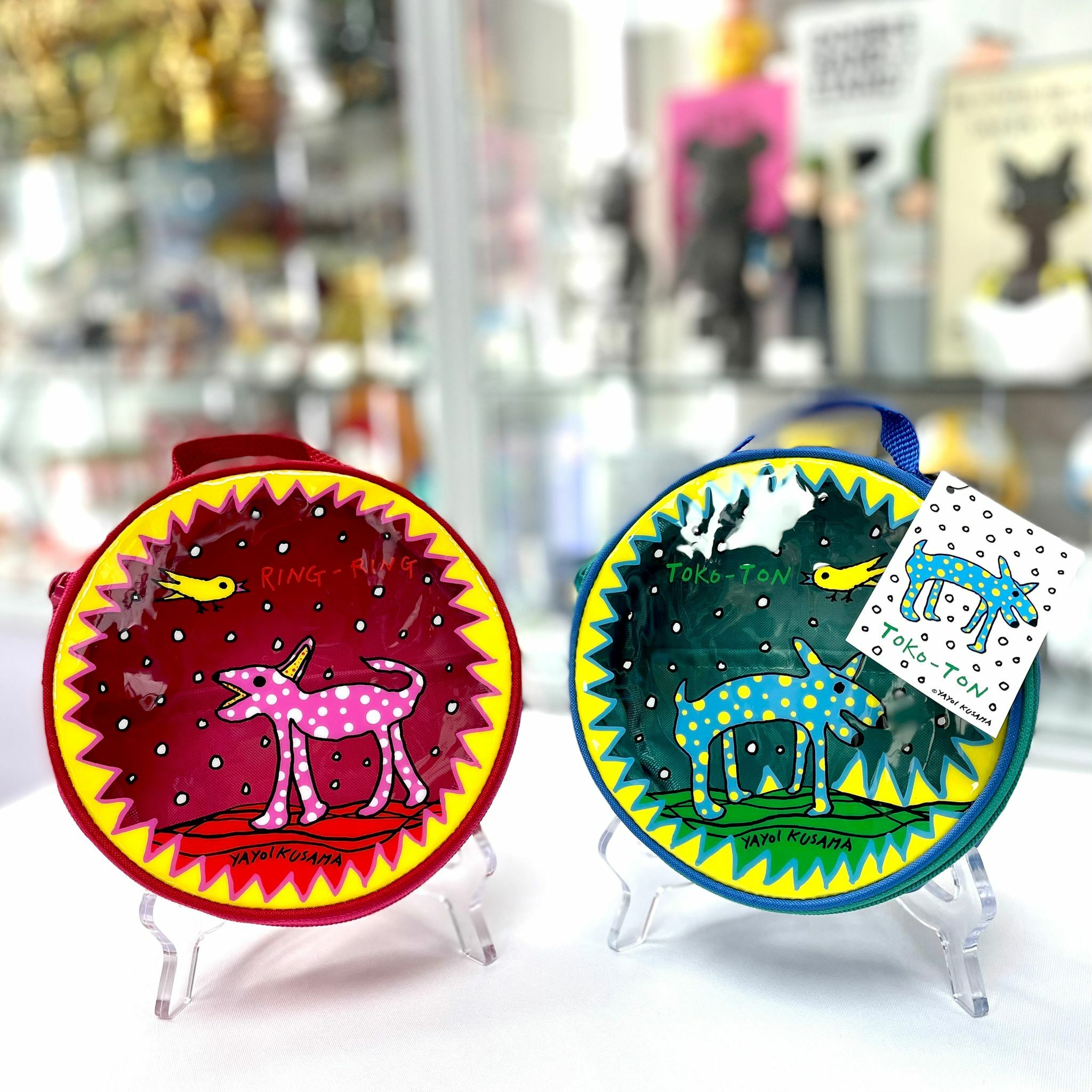 Yayoi Kusama Vinyl Pouch (Toko-Ton / Ring-Ring)