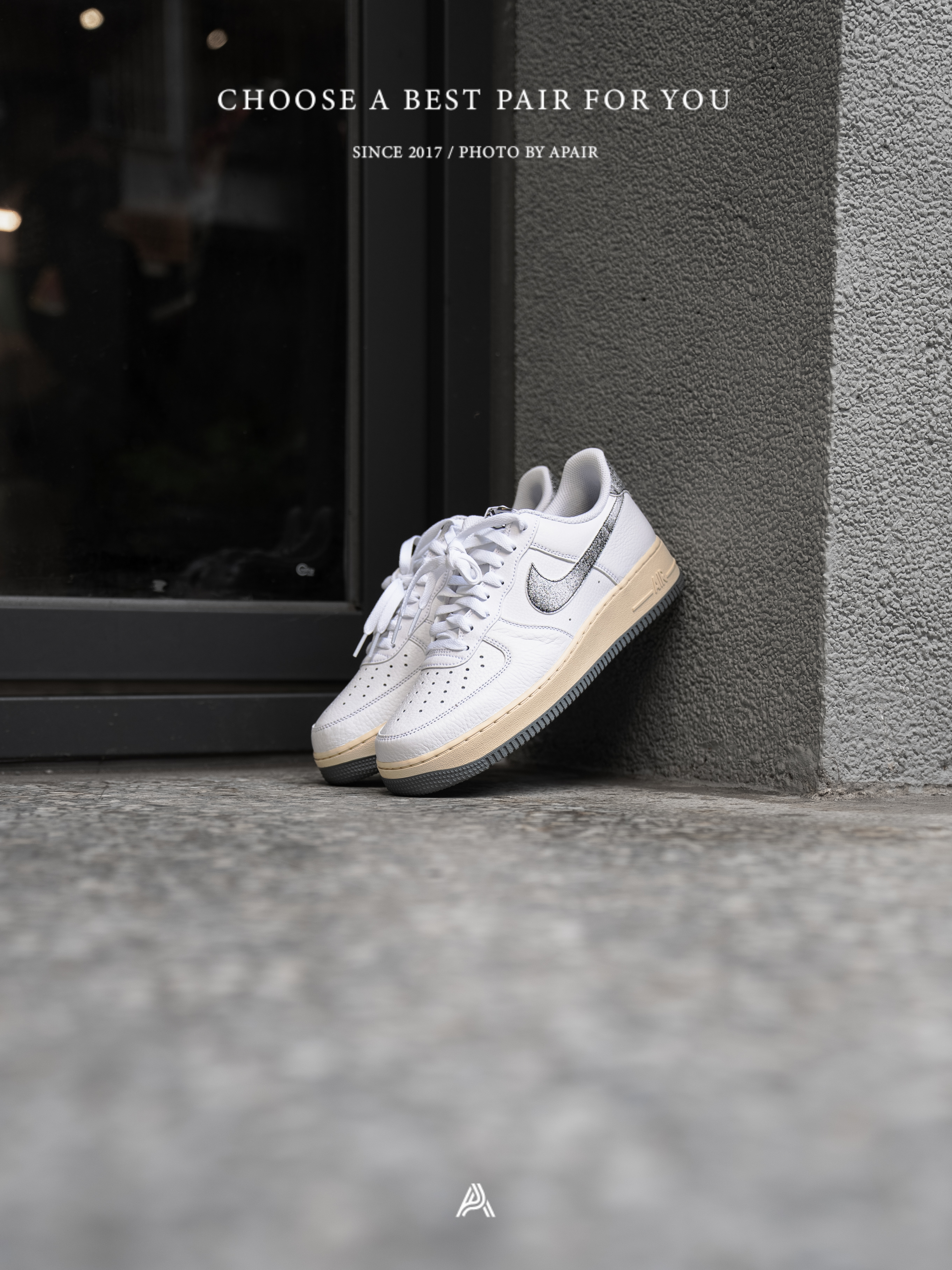 【APAIR】現貨 Nike Air Force 1 Low "white grey" 白灰 50周年紀念款 DV7183-100