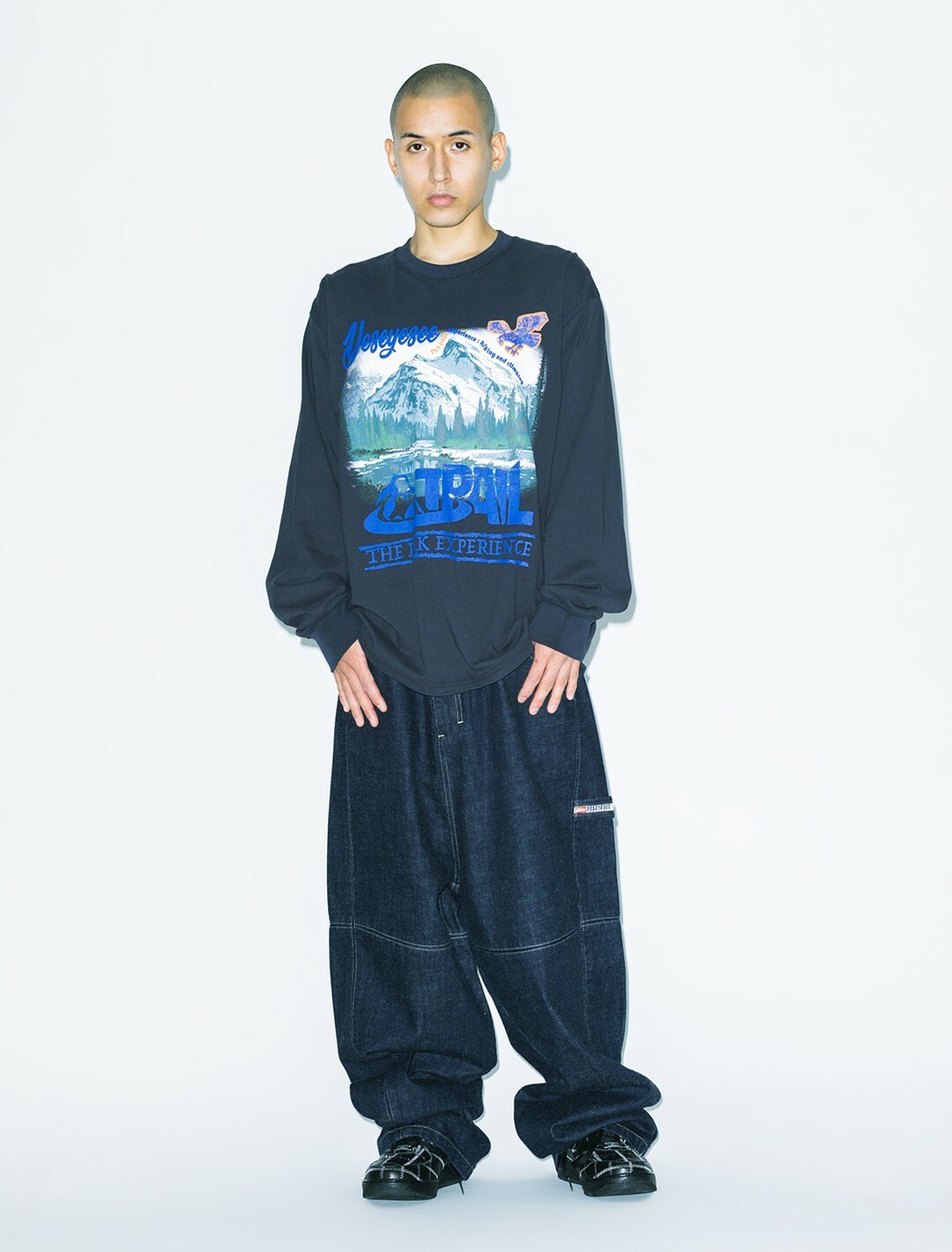 [YESEYESEE]★Y.E.S Peak Trail L/S YESEYESEE Y.E.S PEAK TRAIL L/S 韓国品牌長袖T恤
