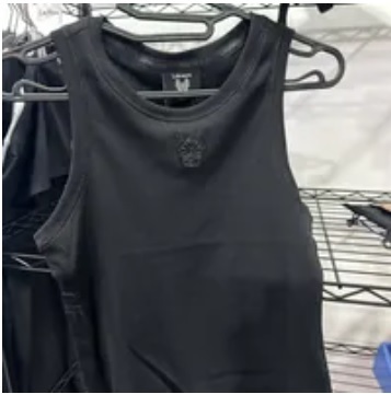 [S] LIFEWORK BASIC RIBBED SLEEVELESS,BLACK, LW232SL804-1-40 (SLW328)