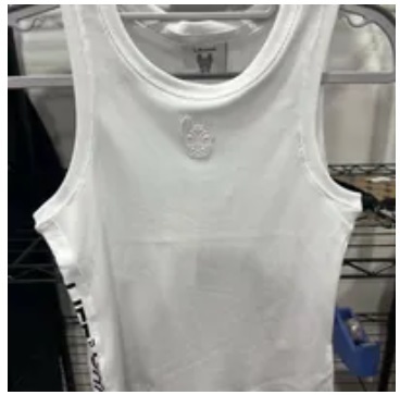 [S] LIFEWORK BASIC RIBBED SLEEVELESS,WHITE, LW232SL804-1-00 (SLW329)