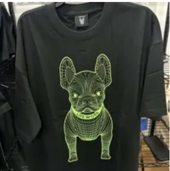 [S] LIFEWORK BIG RADOC SHORT SLEEVE T-SHIRT,DEEP BLACK, LW235TS990-5-44 (SLW336)