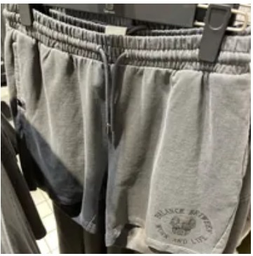 [S] LIFEWORK BALANCE BETWEEN WORK AND LIFE RADOK PRINT COTTON SHORTS,CHARCOAL GREY, LW232KS812-1-36 (SLW342)