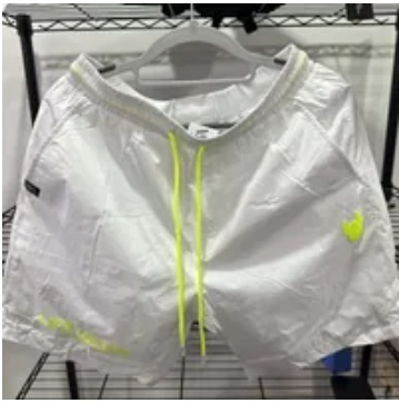 [S] LIFEWORK LOGO DRAWSTRING WAIST NYLON SHORTS,OFF WHITE, LW232WS478-1-01 [FINAL SALE] (SLW343)