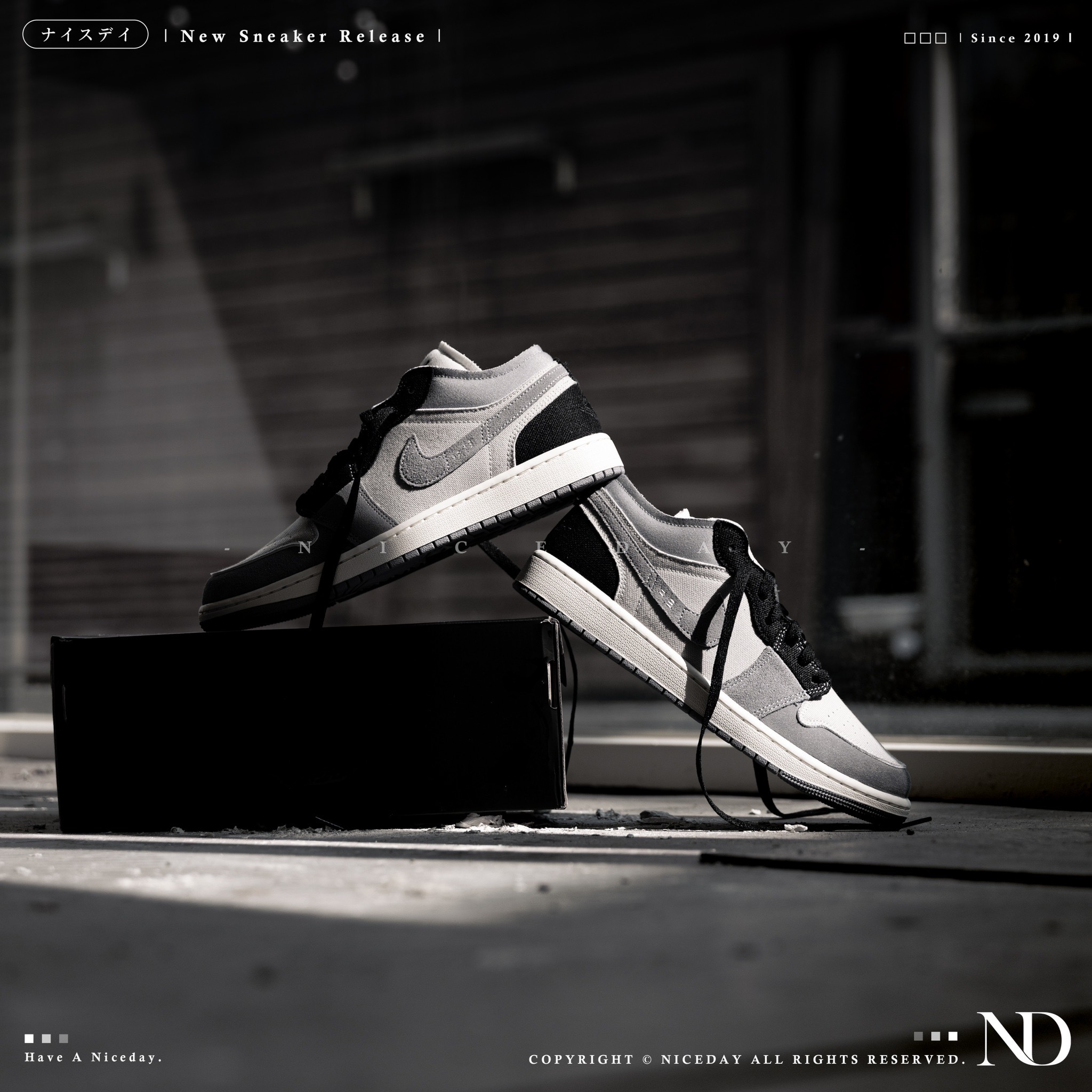 NICEDAY 部分現貨/代購 Air Jordan 1 Low Craft Cement Grey 水泥灰 喬丹 一代 灰 白 男款 DZ4135-002