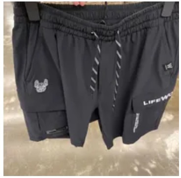 [S] LIFEWORK VENTURI COMFORT SHORTS,BLACK, LW232KS495-1-40 (SLW349)