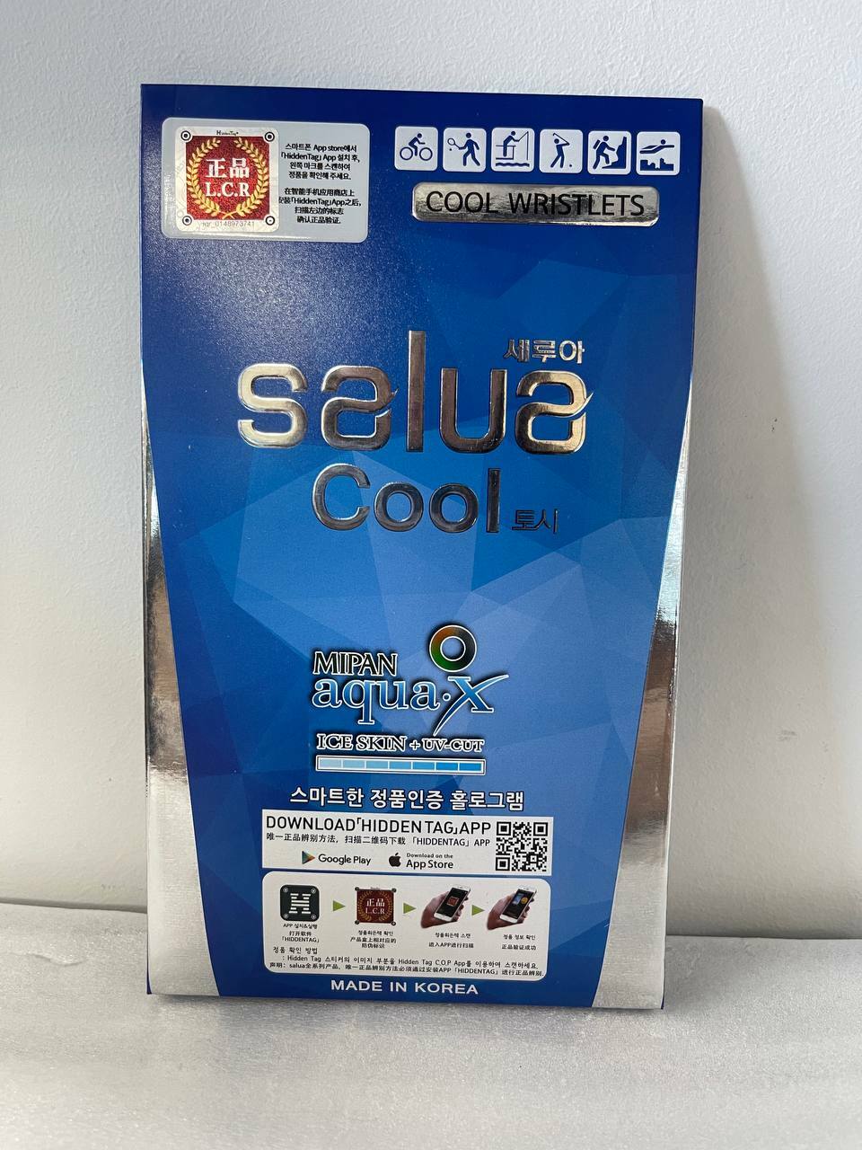 [S] SALUA COOL WRISTLETS W/O THUMBHOLE, SSL16 (SSL16)