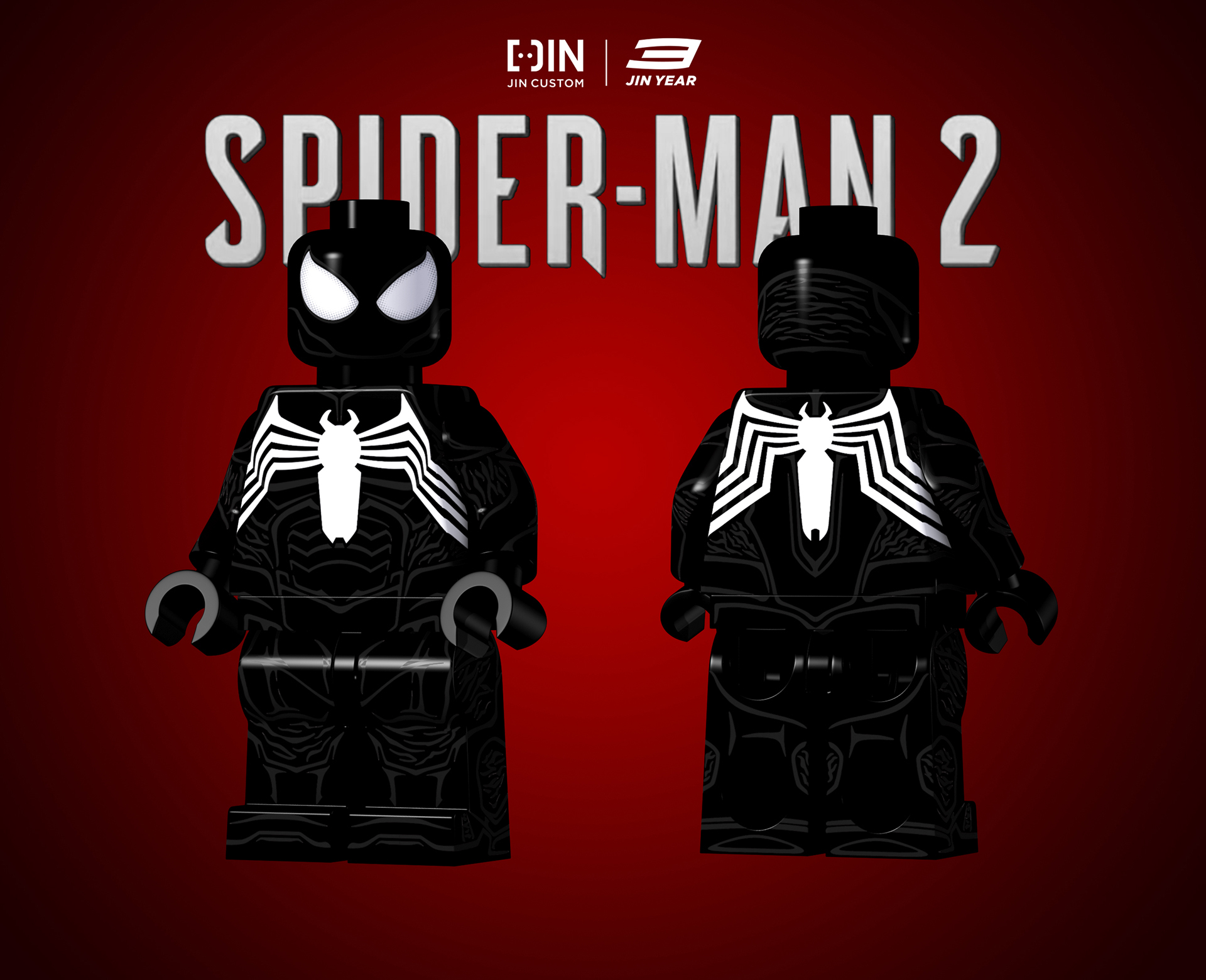 [JIN Custom] [In Stock] PS5 Venom [PADprinted]