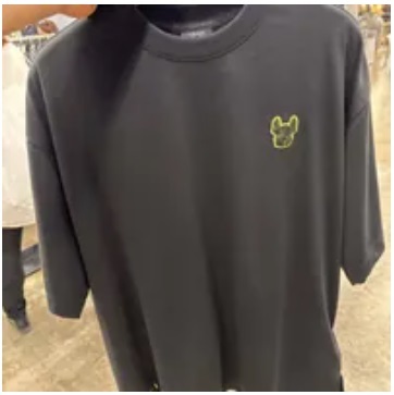 [S] LIFEWORK LETTERING BACK ROUNDE NECK T-SHIRT,BLACK, LW232TS426-1-40 (SLW355)