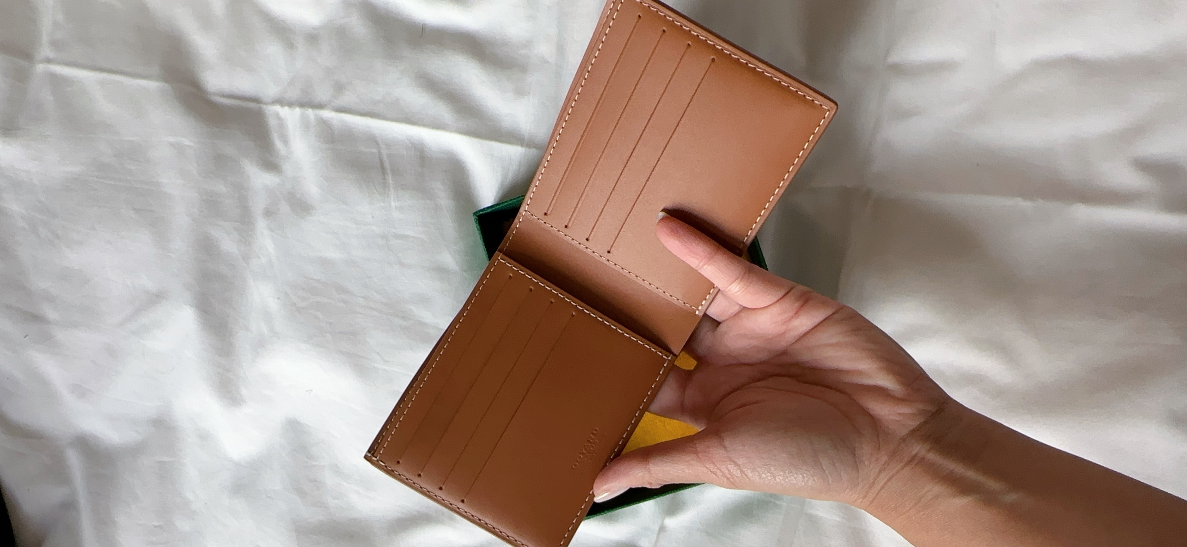 Goyard Bifold Wallet Brown Black