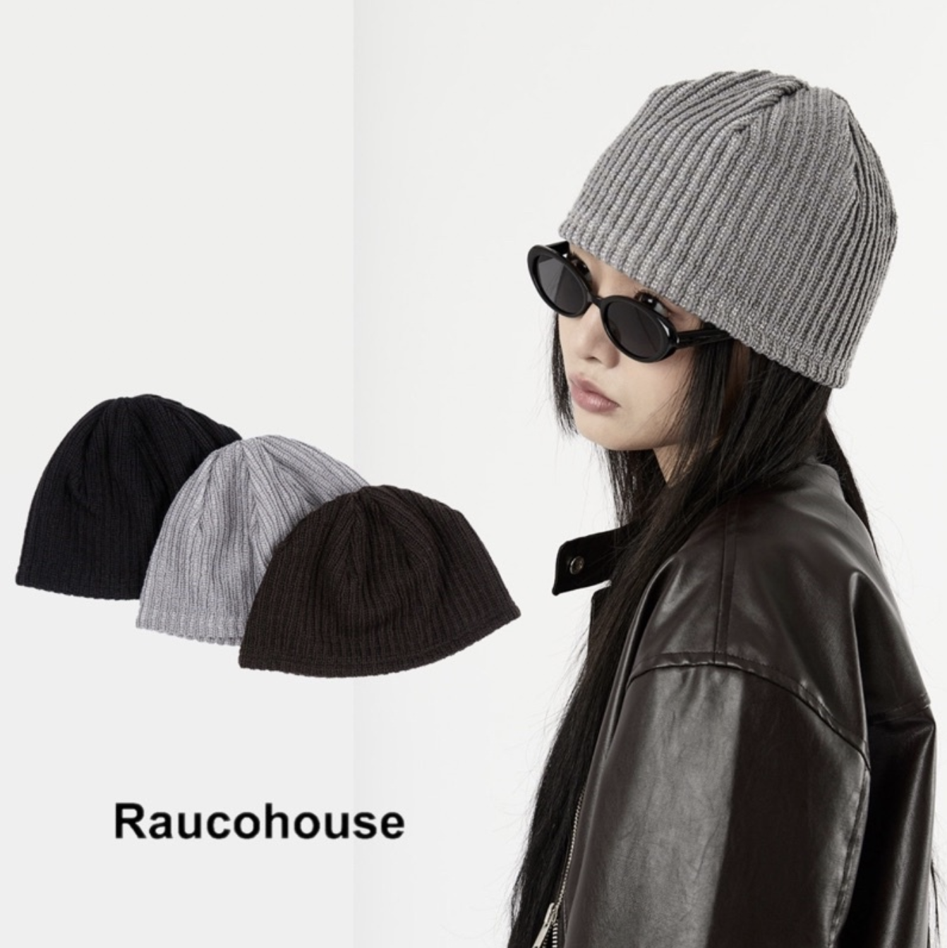 🇰🇷RAUCOHOUSE 粗紋針織冷帽