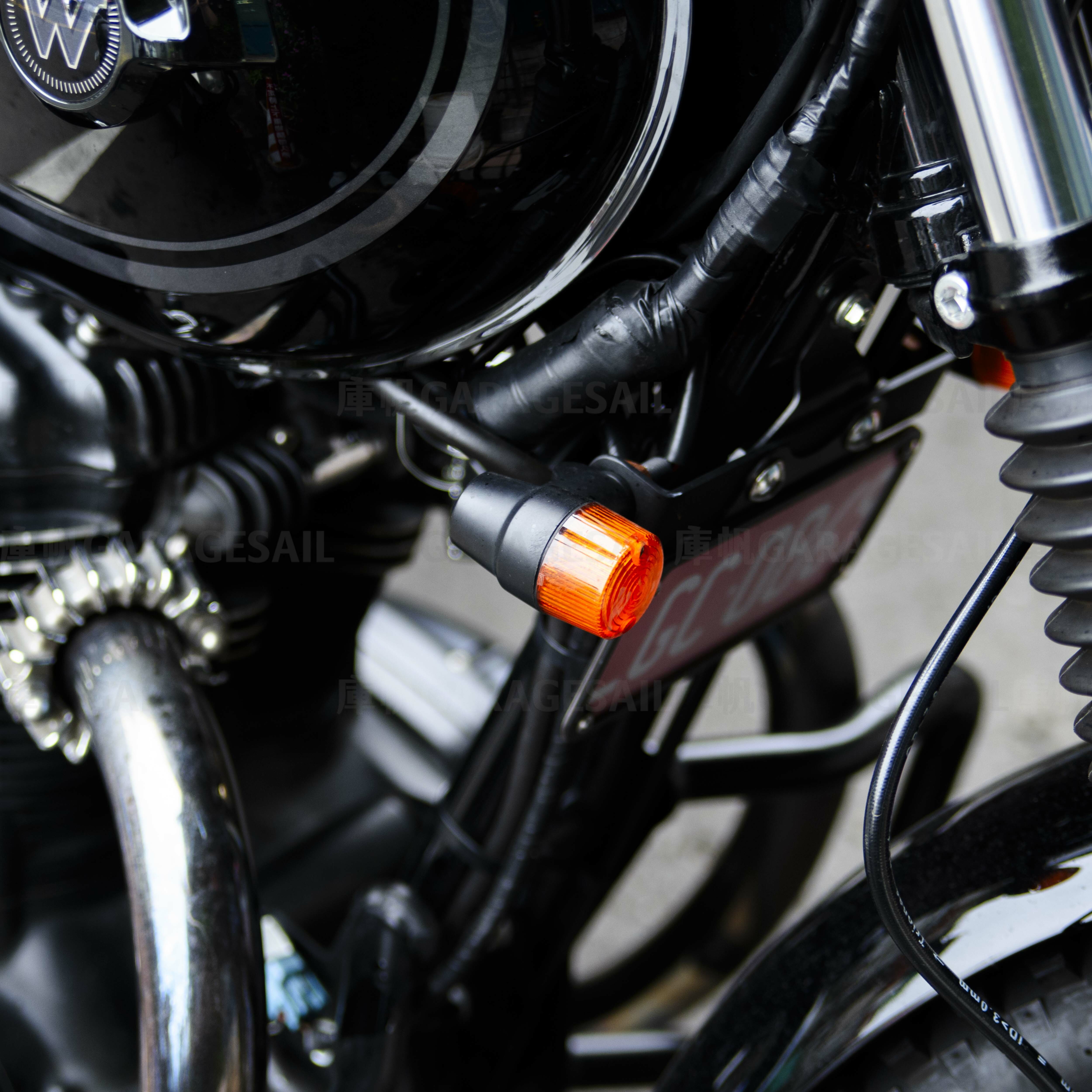 方向燈 小杯形 消光黑