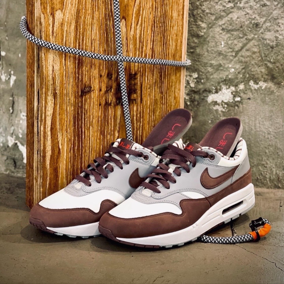 Nike Air Max 1 Shima Shima 棕灰色 紅豆沙 大地色 日式復古 FB8916-100