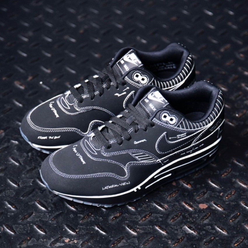 Nike Air Max 1 Sketch To Shelf 黑手稿 全黑 漫畫 復古 CJ4286-001