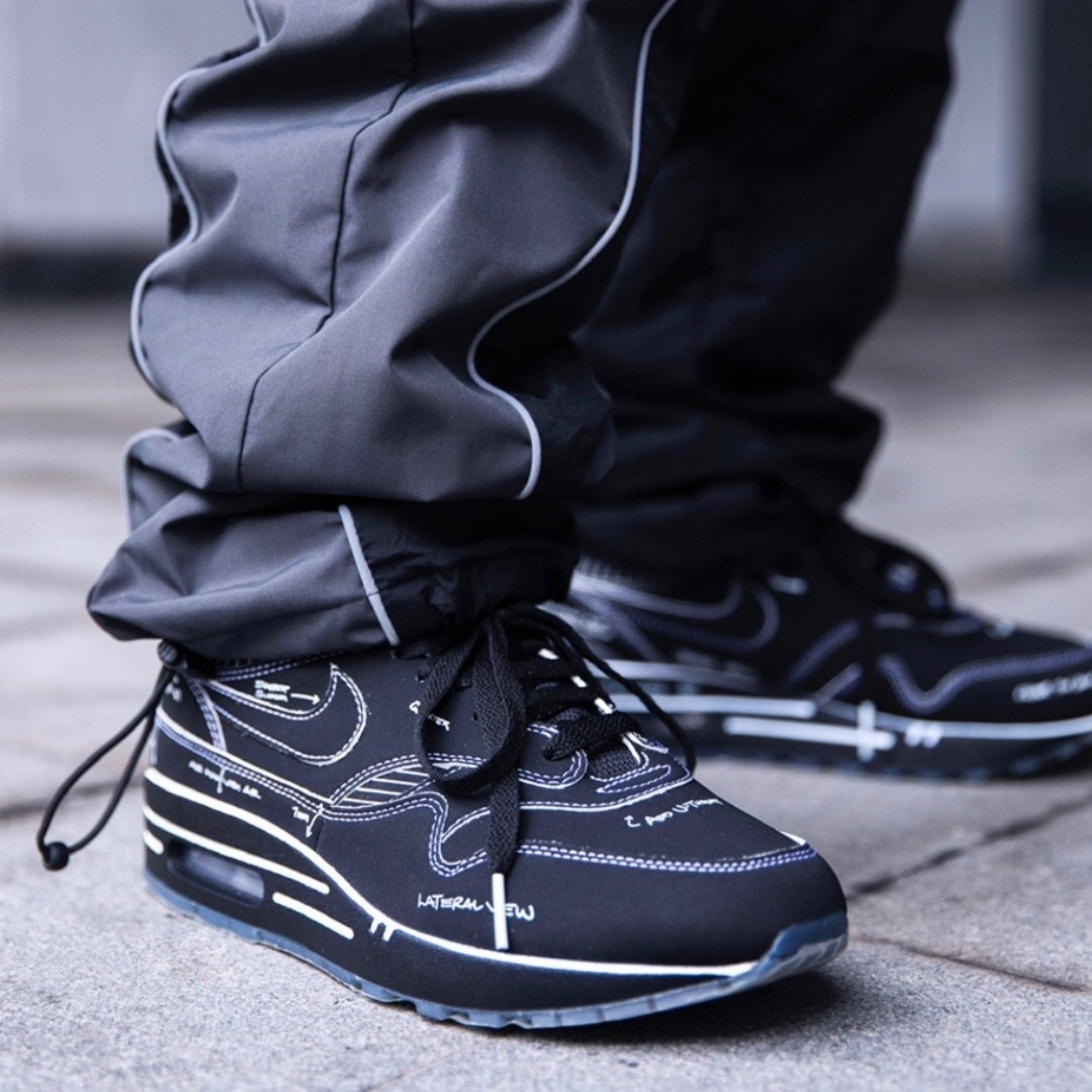 Nike Air Max 1 Sketch To Shelf 黑手稿 全黑 漫畫 復古 CJ4286-001