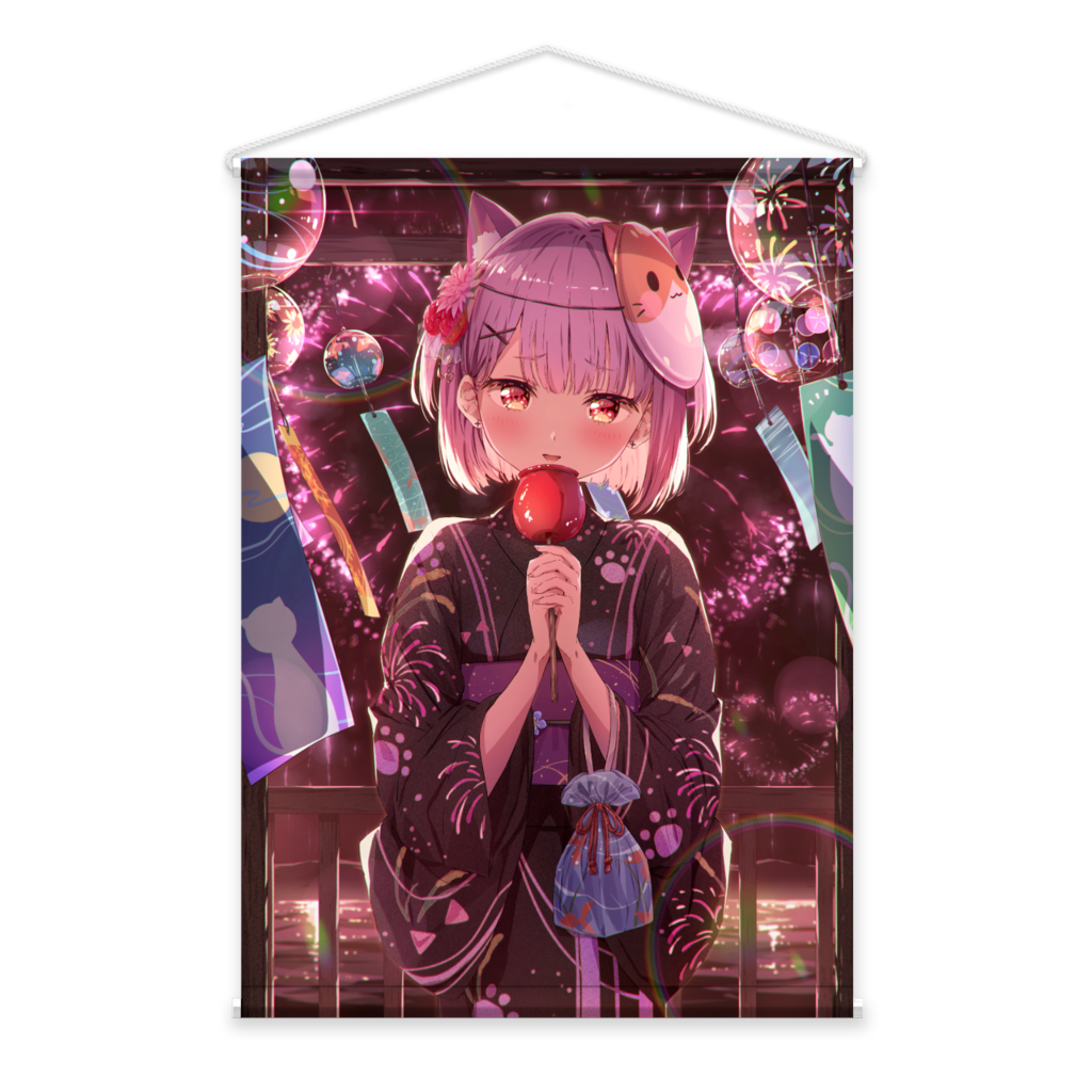 「ACG.GO」「預購」みけねこ　夏祭り花火大会掛布