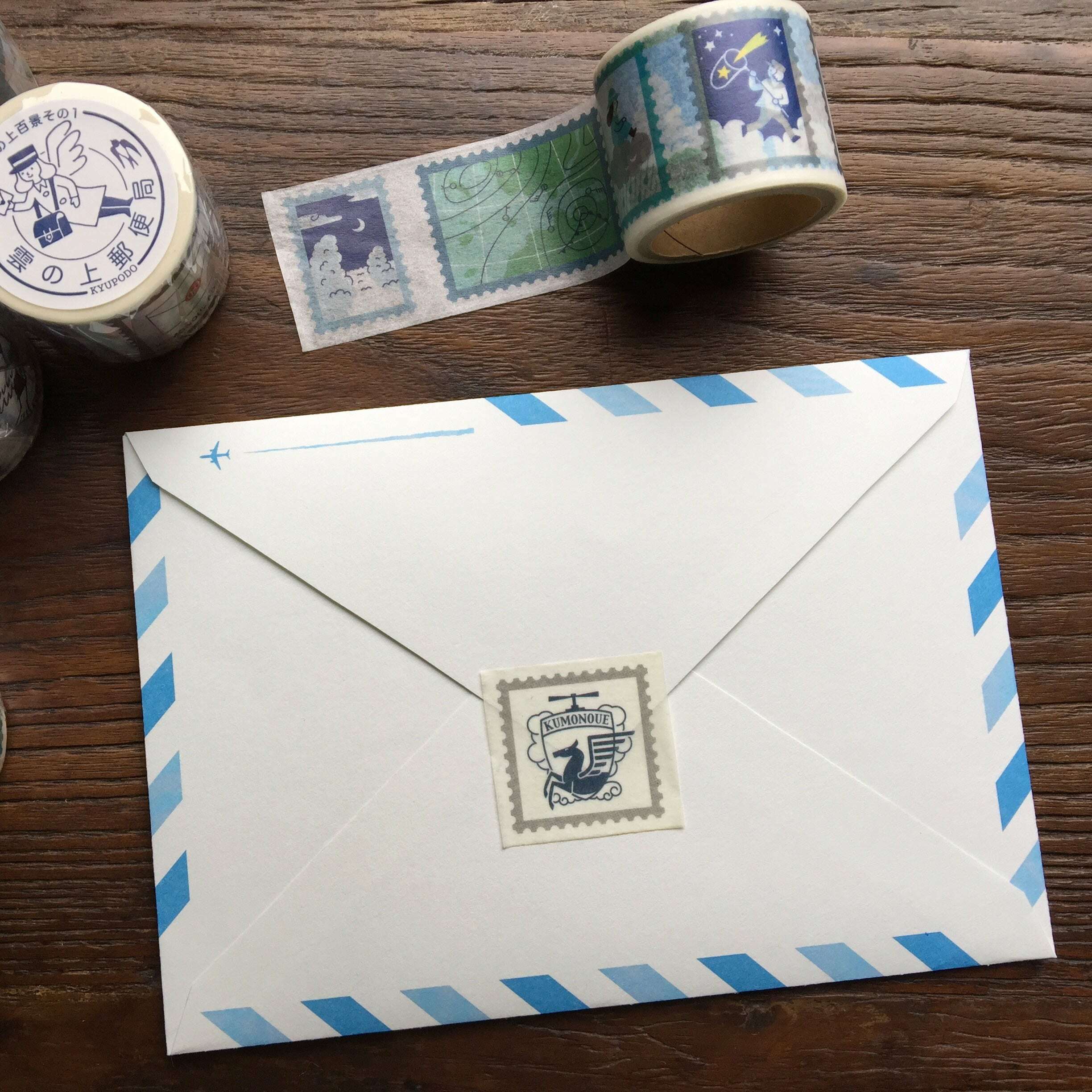 雲の上郵便局 10枚 飛行船信封｜日本 九ポ堂 KYUPODO 日本