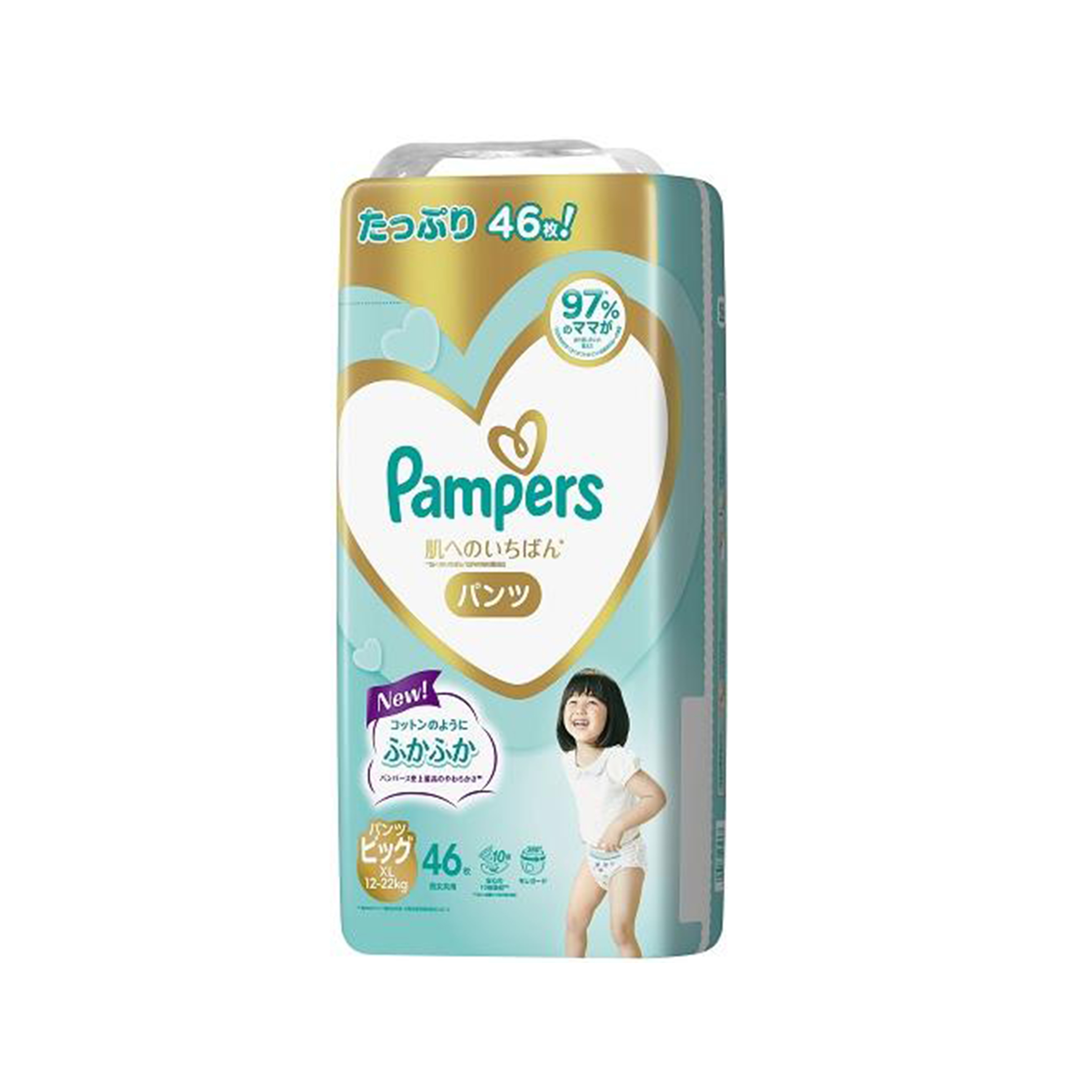 Pampers 幫寶適 - Pampers Ichiban 拉拉褲 加大碼 PXL46片 (日本本土版)
