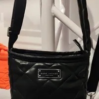 [S] MARC JACOBS H108M01RE21 QUITED MINI CROSSBODY BAG,BLACK, 191267952819 (SMJ158)