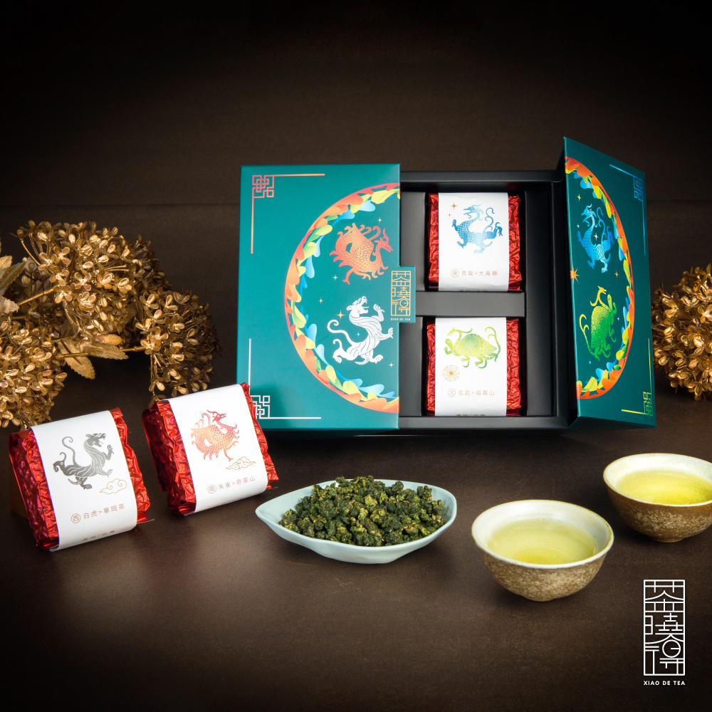 四方神獸風華烏龍茶葉禮盒