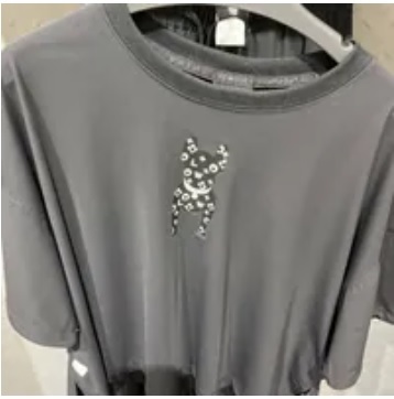 [S] LIFEWORK SMALL PRINTED STANDING RADOK TOPS,BLACK, LW232TS892-1-40 (SLW378)