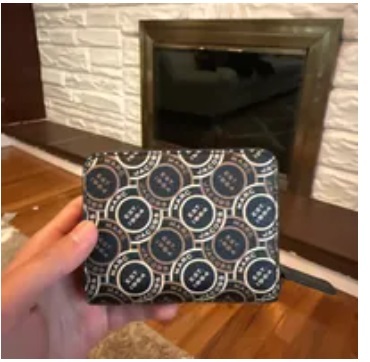 [S] MARC JACOBS S130M12FA22-002 MINI COMPACT WALLET,BLACK MULTI, 191267999029 (SMJ147)