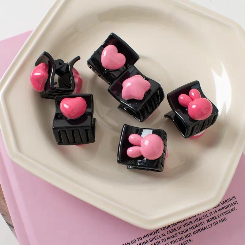 [5 for RM10] Cute Pink Bunny Love Star Bang Hair Clips