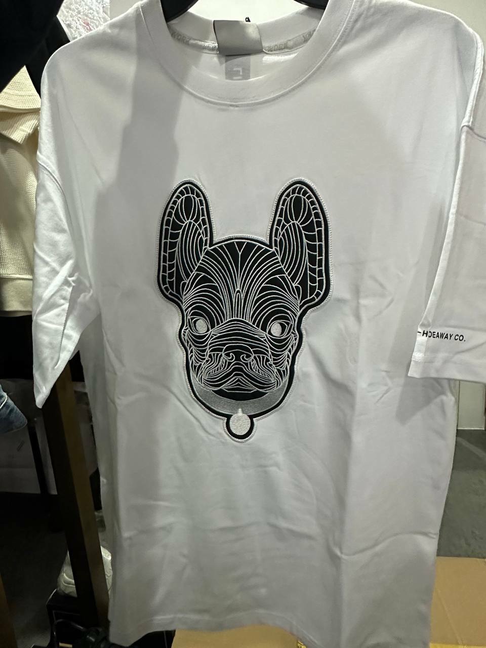 [S] LIFEWORK BIG LOGO PRINT SHORT SLEEVE T-SHIRT,WHITE, LW235TS095-1-00 (SLW381)