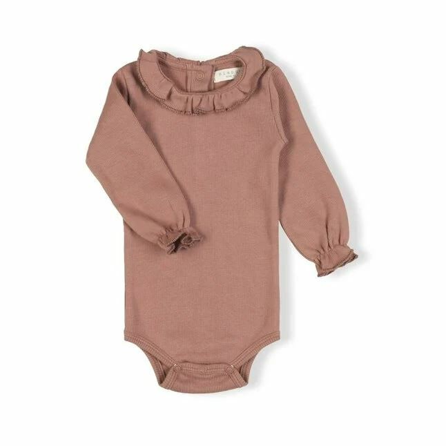 NIXNUT 荷葉滾邊包屁衣 Tuc Romper - Punch