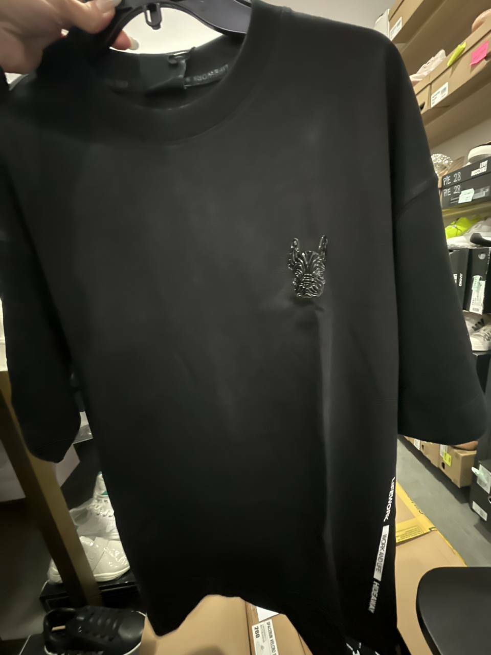 [S] LIFEWORK LADOK SUPIMA SHORT SLEEVE T-SHIRT,BLACK, LW235TS910-2-40 (SLW382)