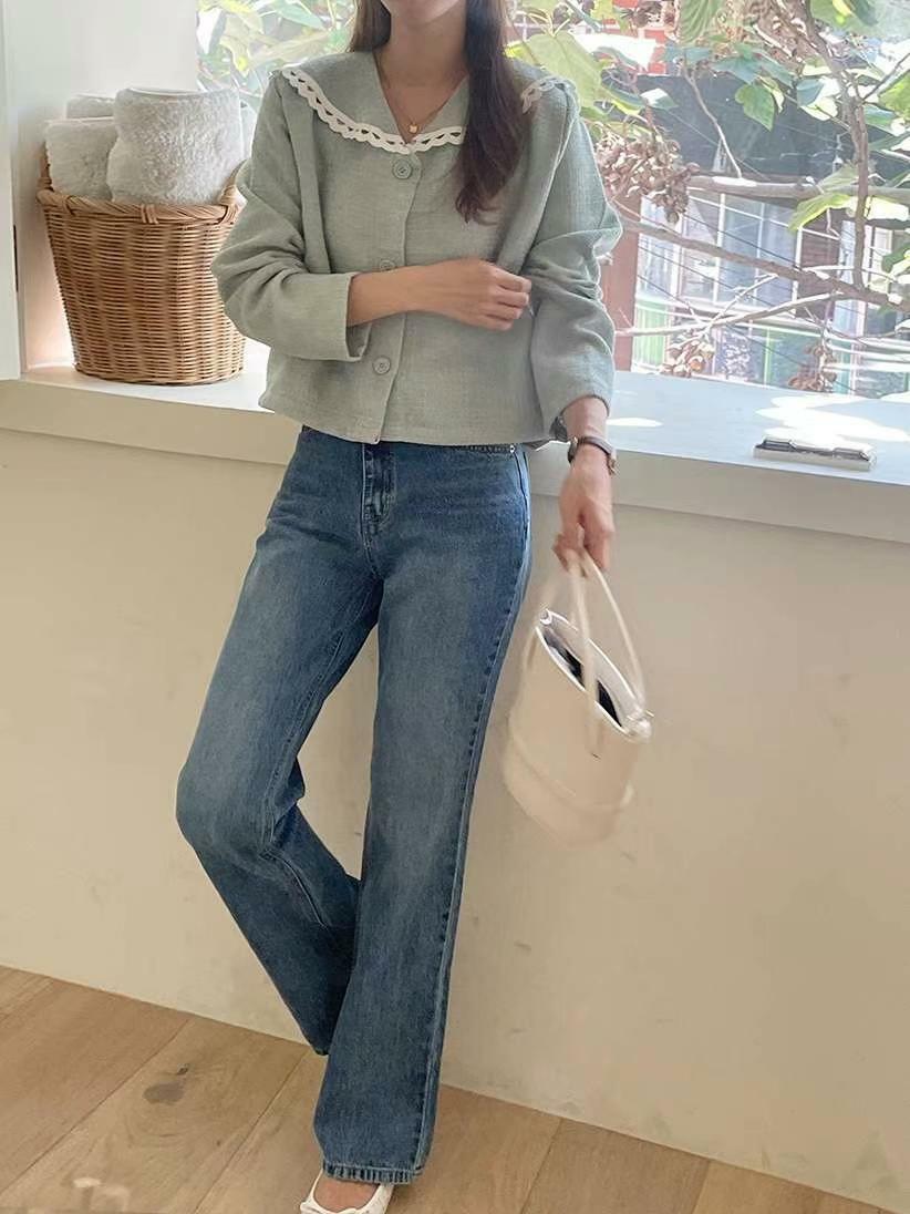 JK#14111 🤍溫柔小法式混線西裝外套