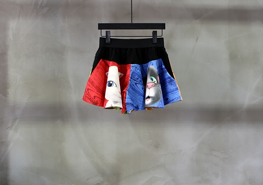 女款 M8/ 3折起 韓日流行品牌TalkTom/ 春夏款 精緻印花圖騰標誌A字裙褲/高爾夫球裙