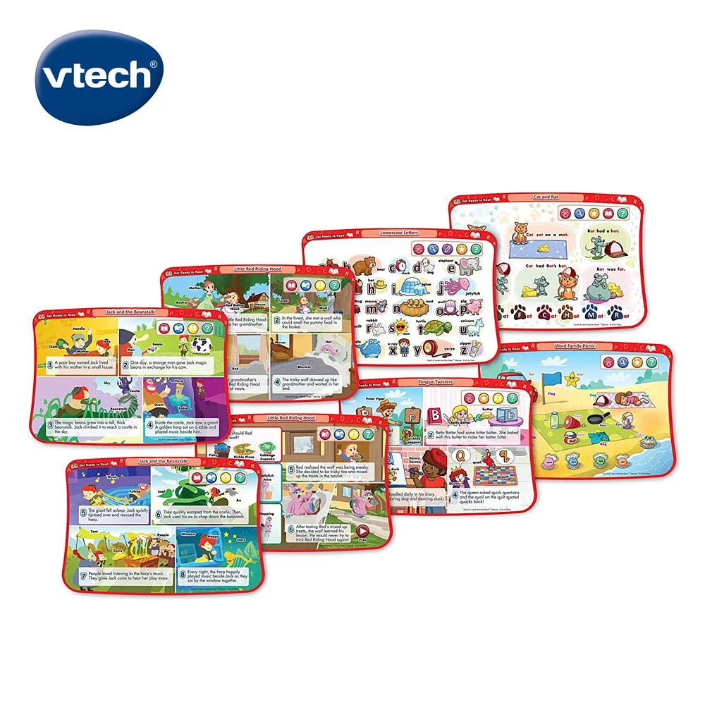 《 英國 Vtech 》 互動學習點讀桌圖鑑套卡組-閱讀世界啟發(3-5Y)