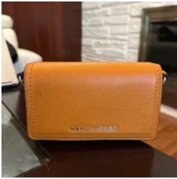 [S] MARC JACOBS H107L01FA21-810 GROOVE PEBBLED LEATHER MINI SHOULDER BAG,DESERT SUN, 191267998961 (SMJ151)