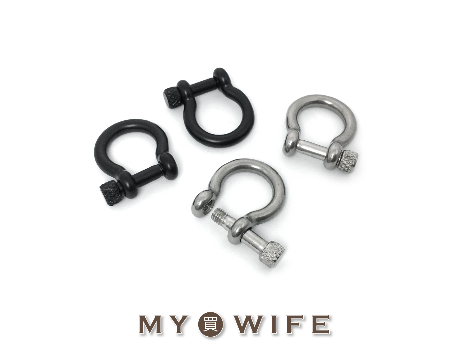 10mm不銹鋼馬蹄環_馬蹄扣/連接環/弓型環_2色