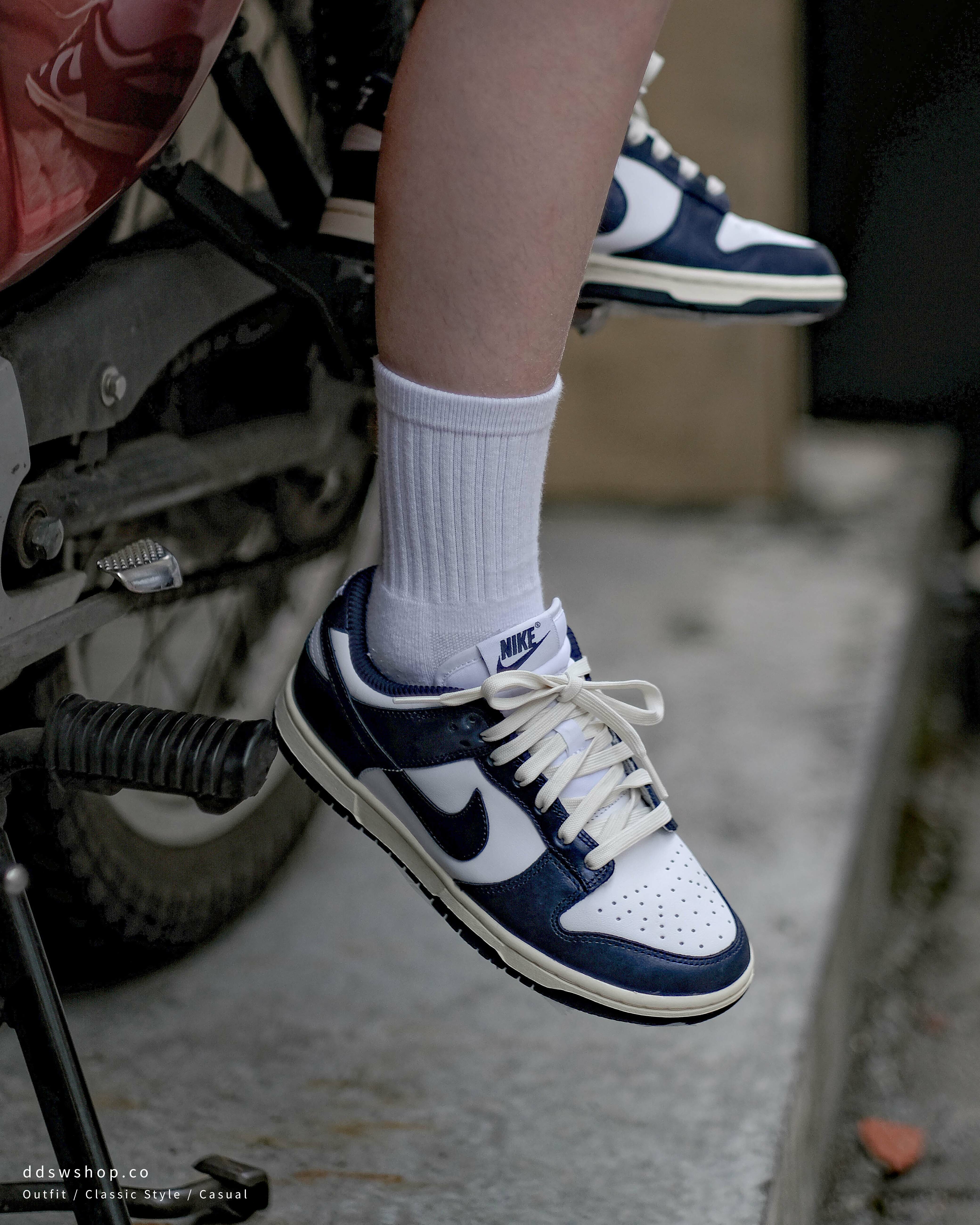 Nike Dunk Low 'Vintage Navy' 2023新版復古海軍藍漆皮奶油底