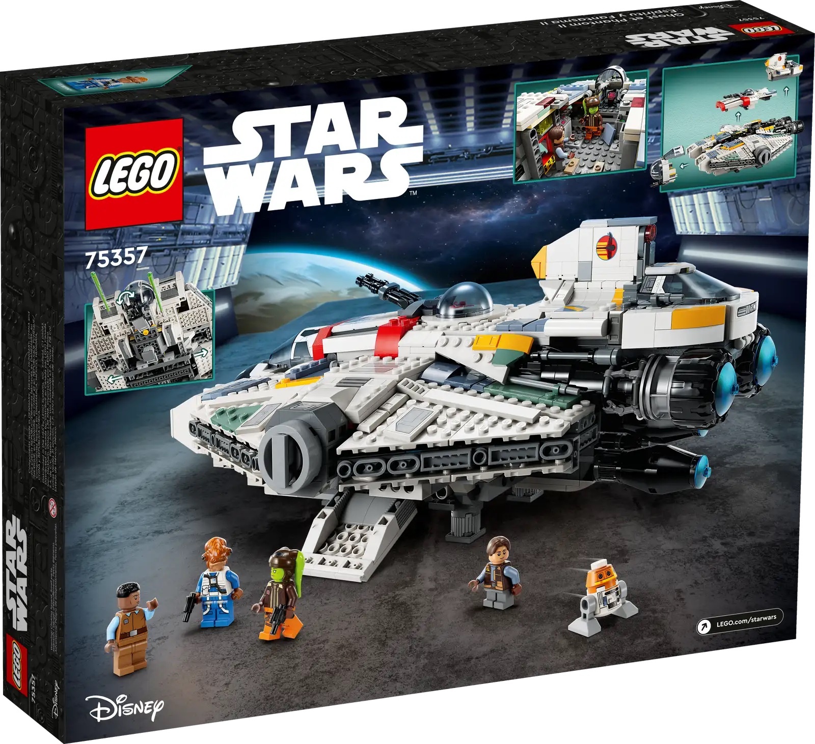 [飛米樂高積木專賣店] LEGO 75357 Star Wars-Ghost & Phantom II 星際飛船