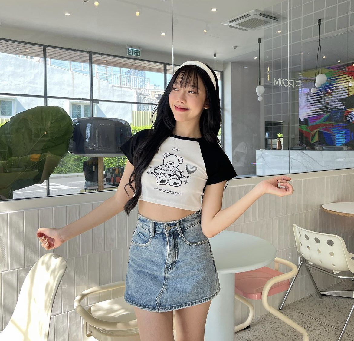(現貨) THAILAND TEDDY BEAR CROP TEE