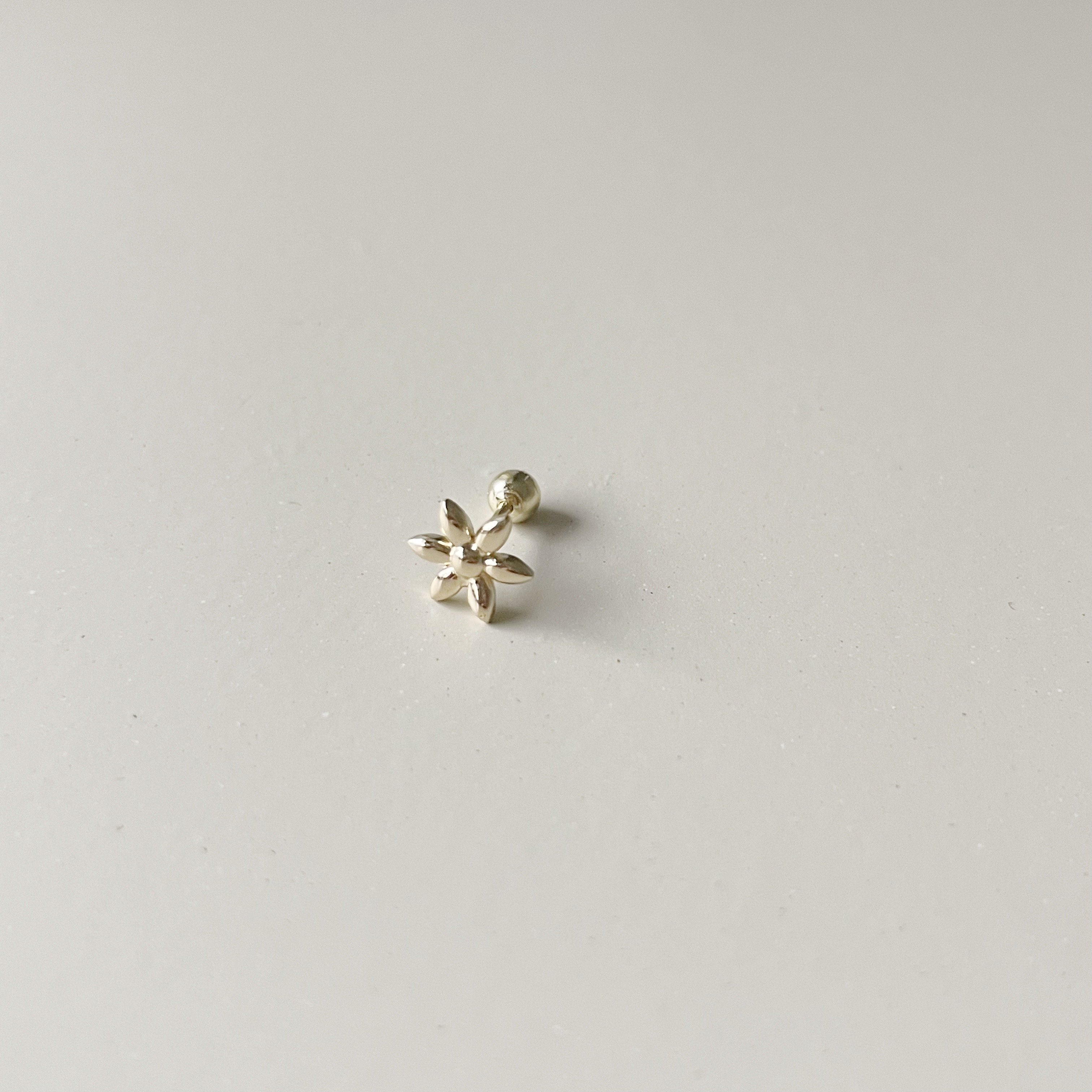 14k Daisy轉珠耳環(單)