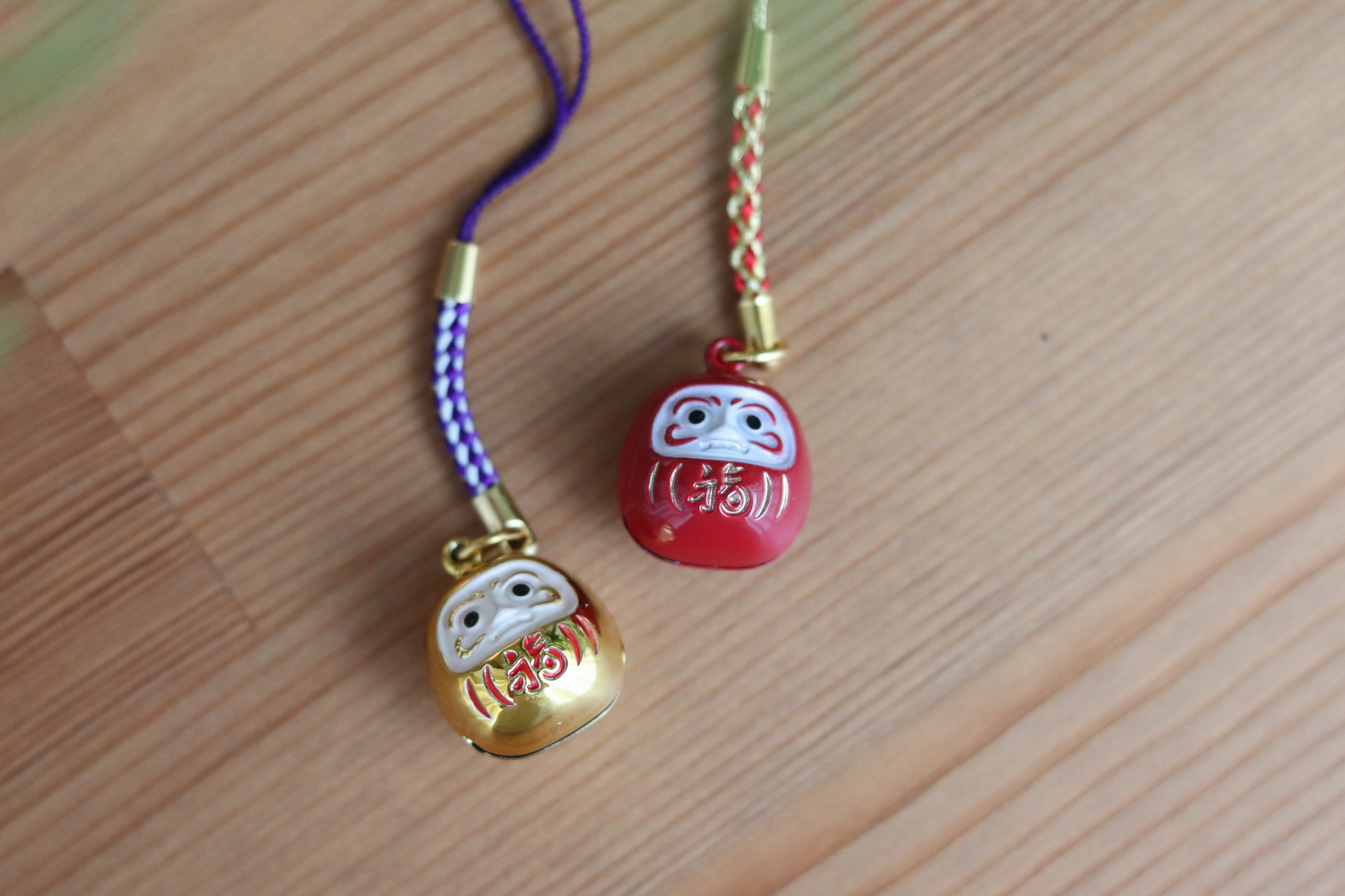 日本 達摩 鈴鐺吊飾