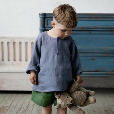 (預購) ALL THE BEAUTIFUL LINEN 長袖V領上衣 LONG SLEEVE V NECK SHIRT