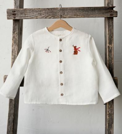 (預購)ALL THE BEAUTIFUL LINEN 亨利領長袖上衣 LONG SLEEVE CLASSIC SHIRT